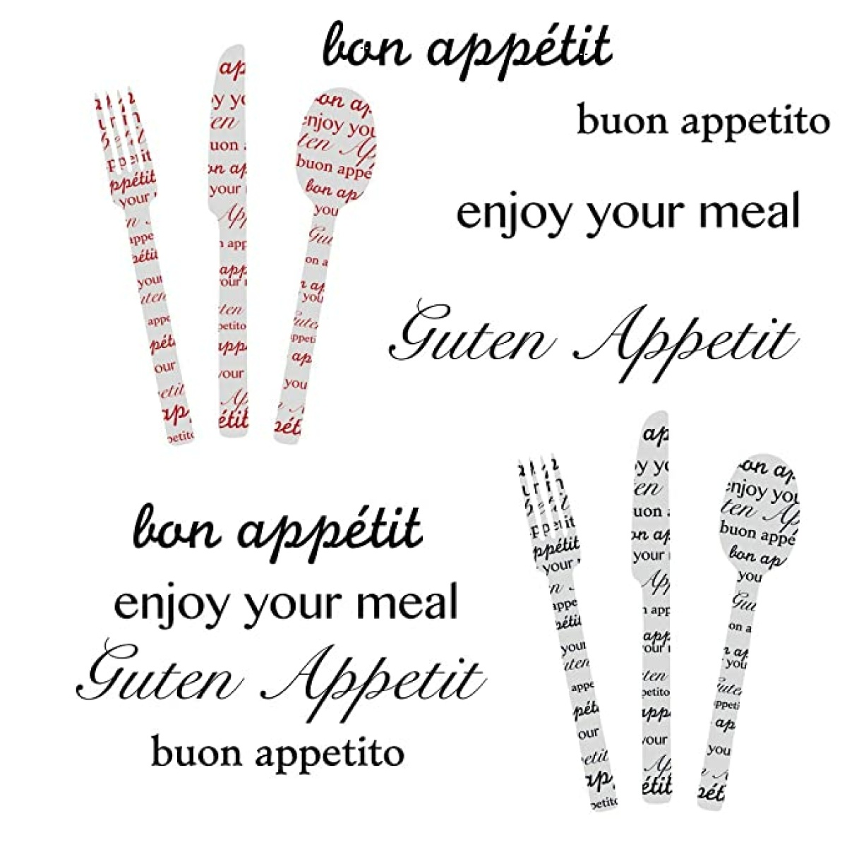 Sticker per mur BON APPETIT