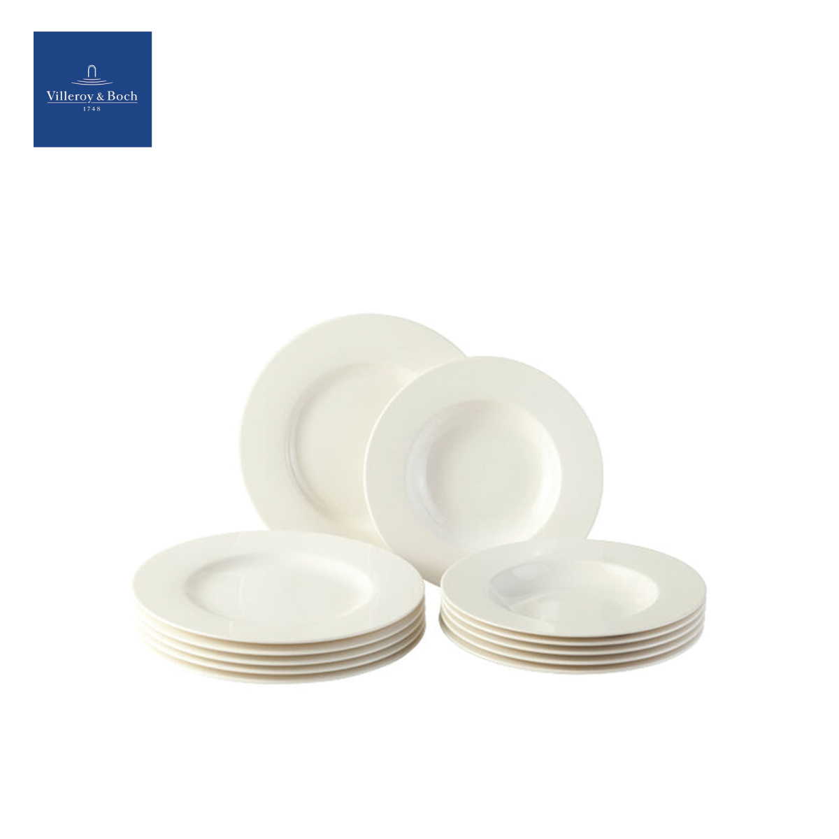 Set i pjatave 12cp PORCELAN