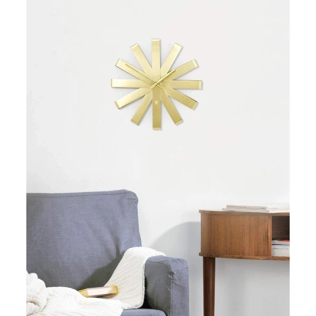 Orë muri RIBBON BRASS - Figura 2