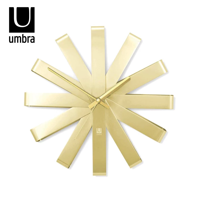 Orë muri RIBBON BRASS