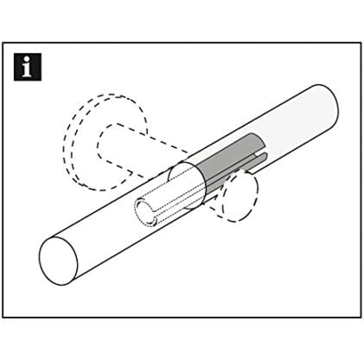 Vazhdues i shtizes se perdes 20mm PVC - Figura 2