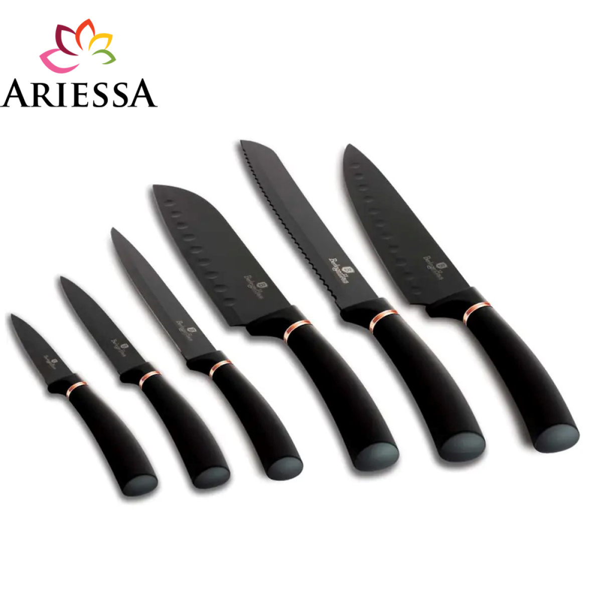 Set i thikave 6cp Black - Figura 2