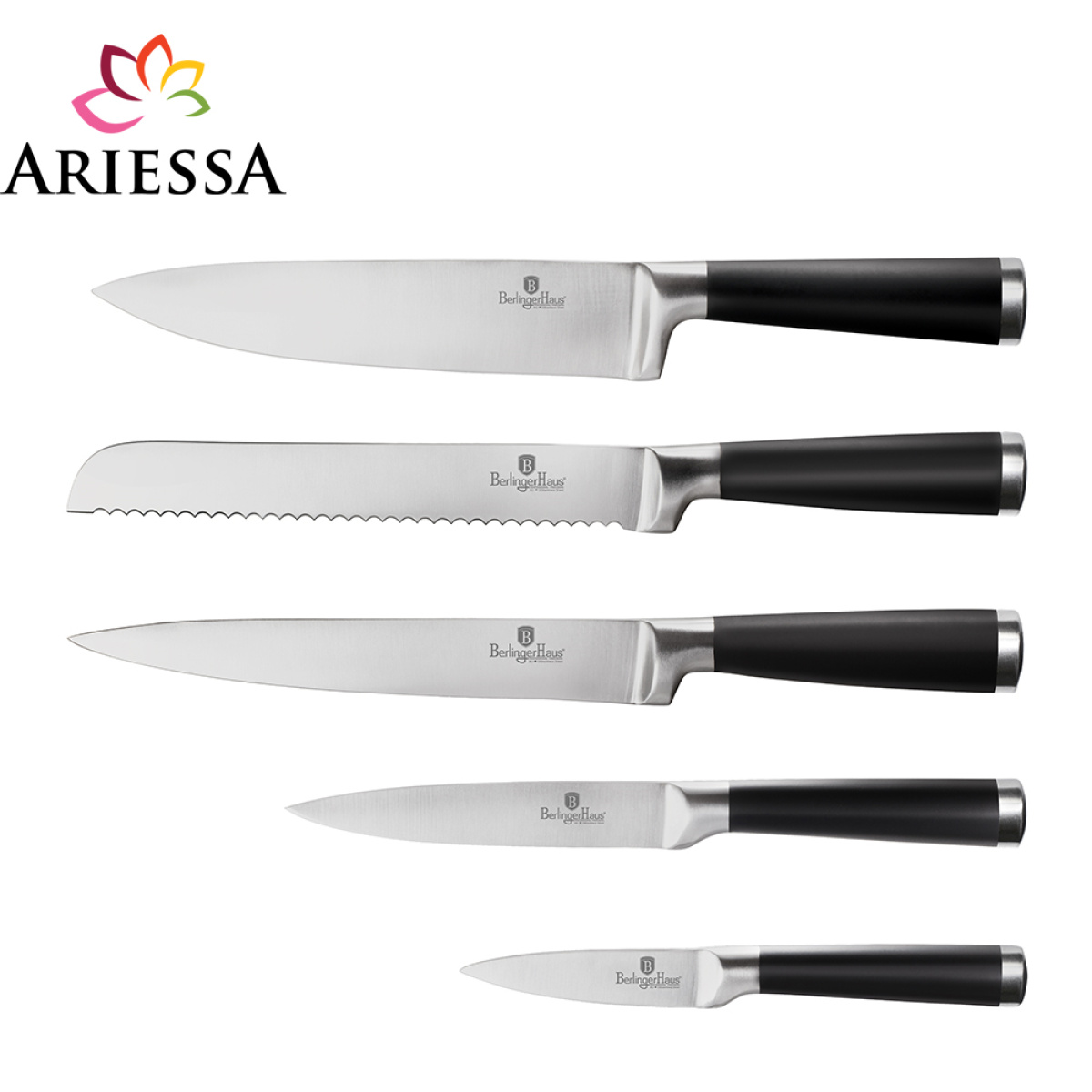 Set i thikave 7 cp me mbajetes Bambu Black - Figura 2