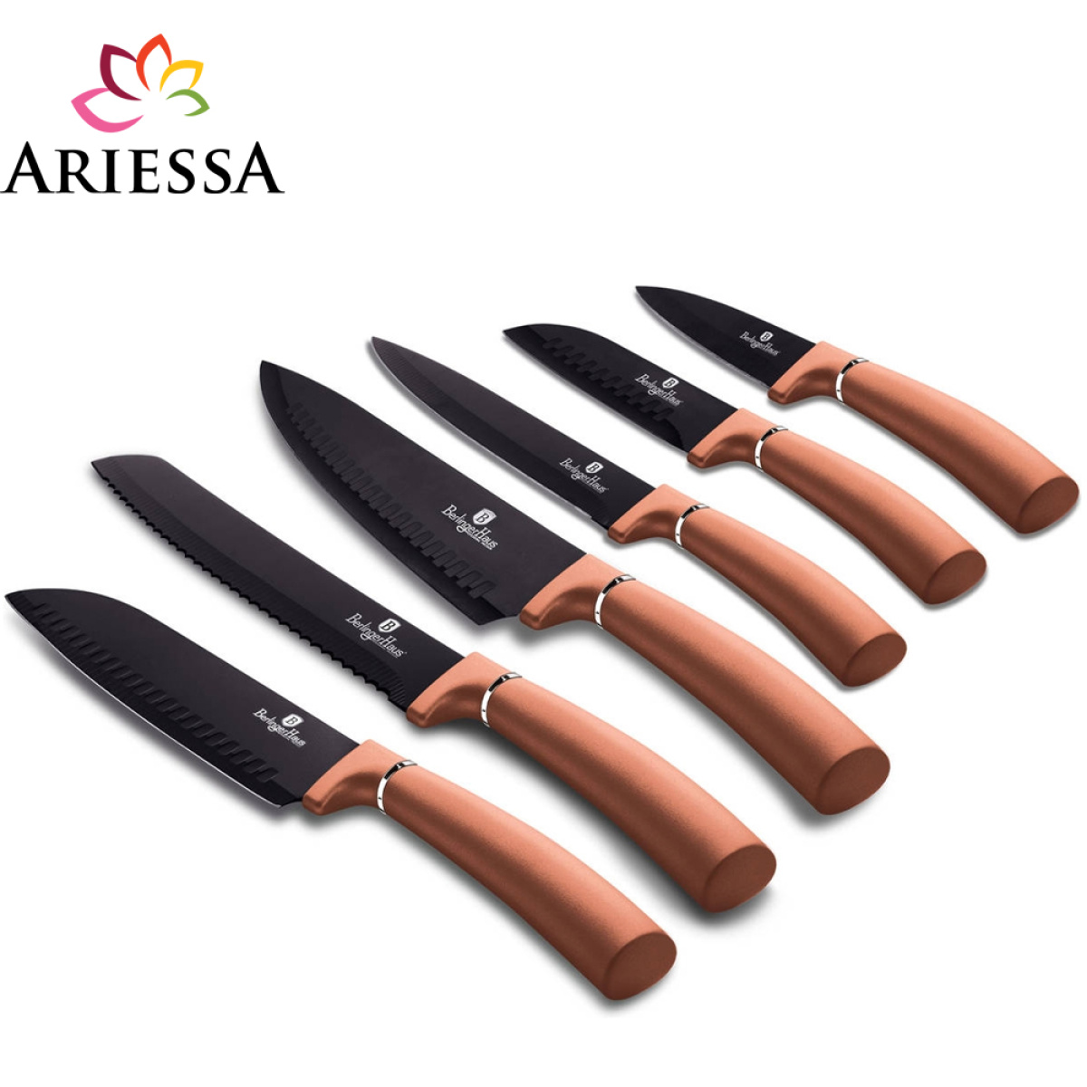 Set i thikave 6 cp Rose Gold - Figura 2