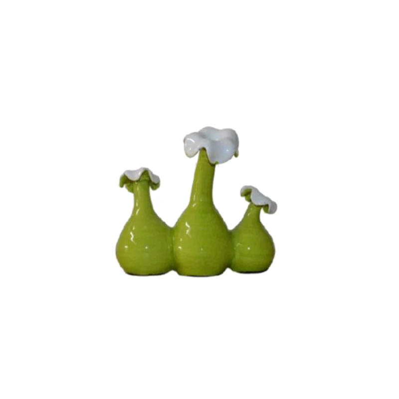 Green vase